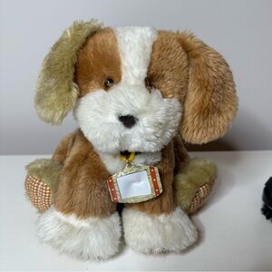Vintage Avon 1990  Rufus 9" Stuffed St Bernard Dog Puppy 90s Stuffed Animal Toy